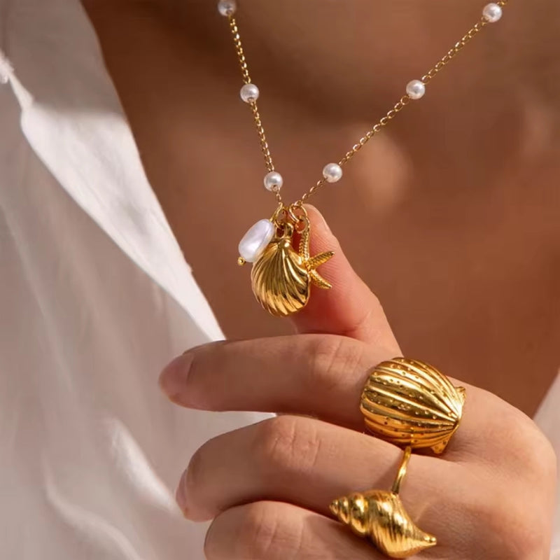 Delicate Artisan Gold Necklace