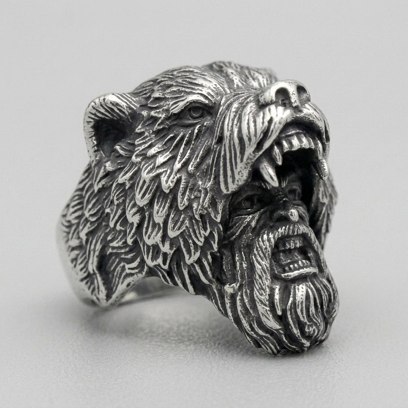 Nordic Bear King Ring