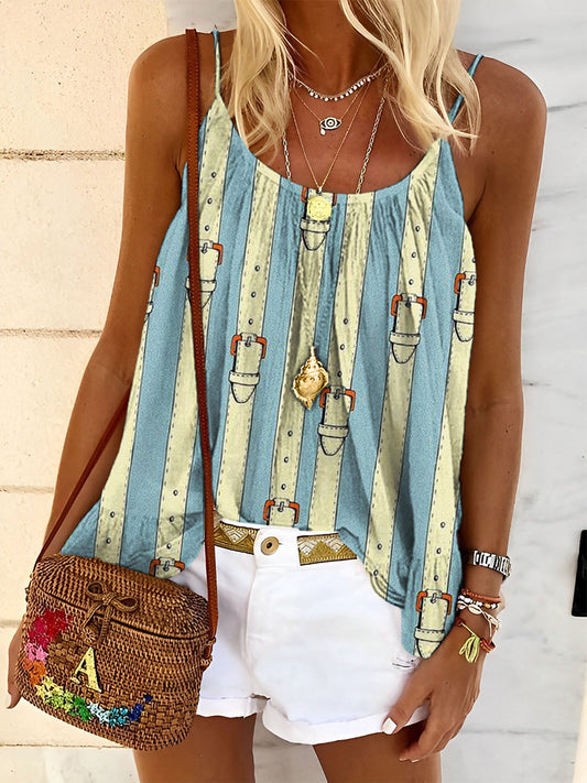 Belt Vision Women's Print Tank Top