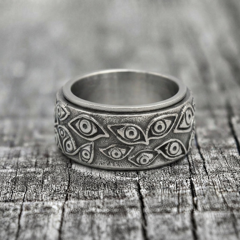 All Seeing Eye Spinner Ring