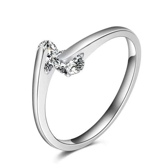 Romantic Silver Ring for Special Moments