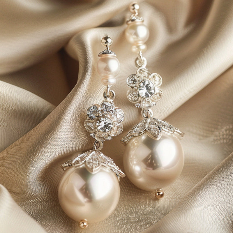 Beautiful Pearl Earring with Unique Style