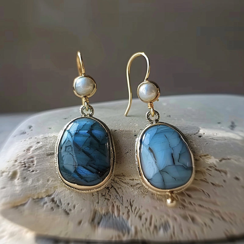 Delicate Artisan Pearl Earring