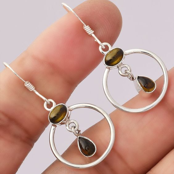 Delicate Artisan Silver Earring