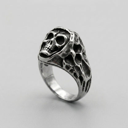 Textured Skull Ring