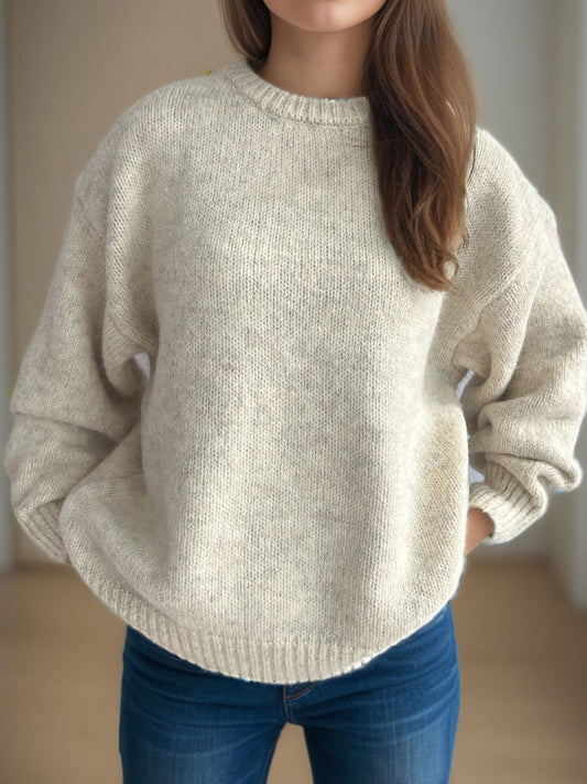 Hortensia® | Crew neck sweater with long sleeves