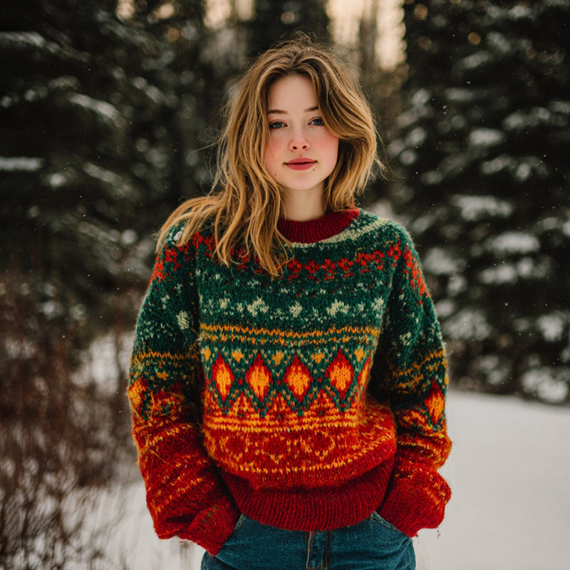 Timeless Vintage Style Jumper