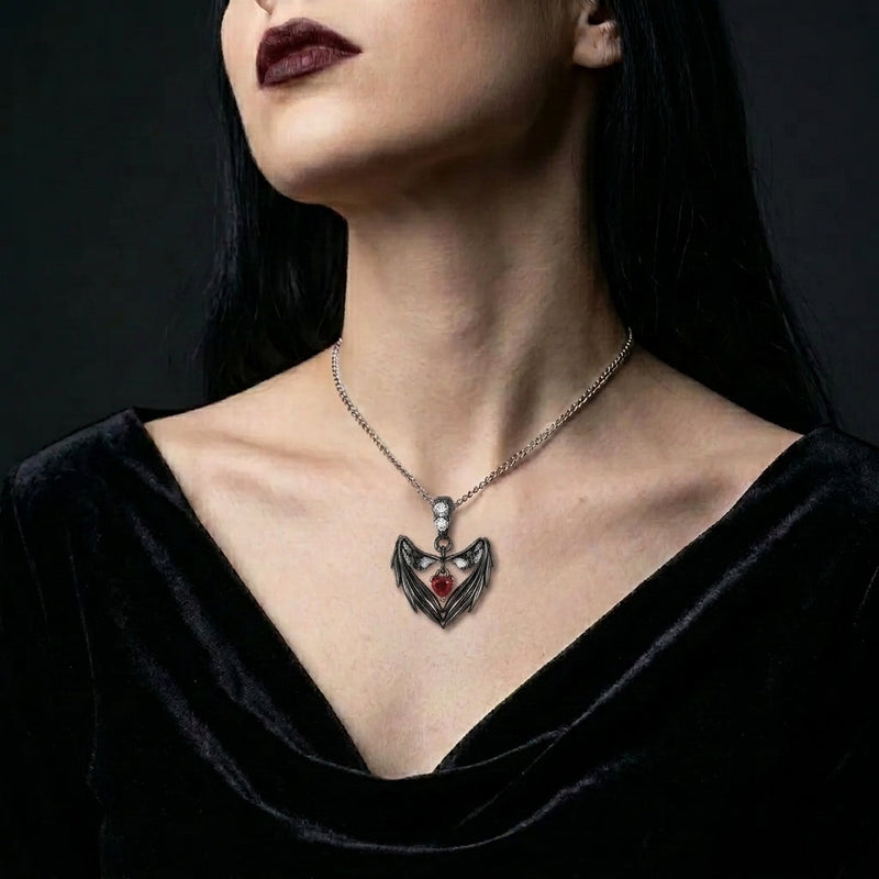 The Vampire Heart Necklace