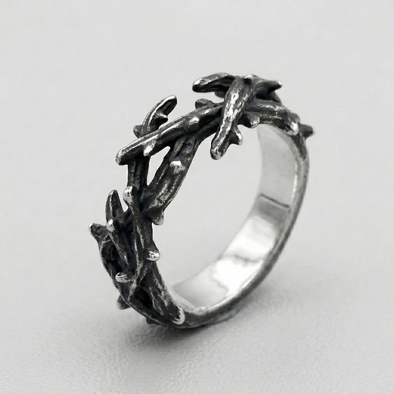 Gothic Thorn Vine Wrap Ring
