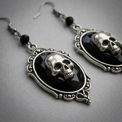 Grave keeper Skull Earrings