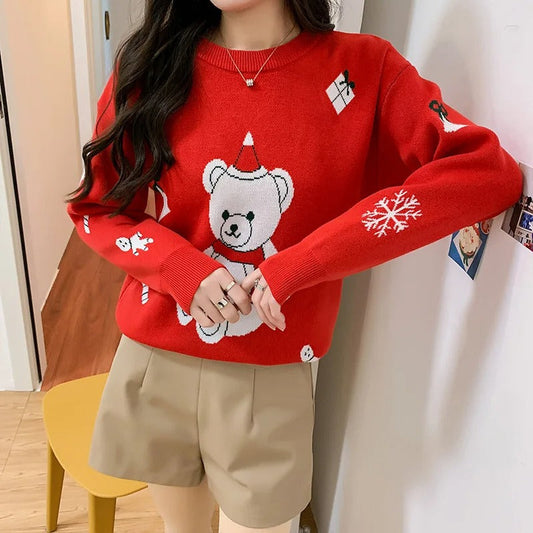 Katarina® | Women's bear themed Christmas sweater