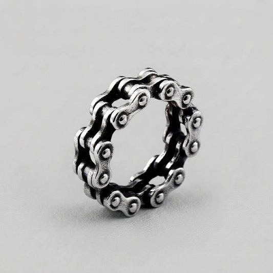 Bicycle Chain Hollow Ring