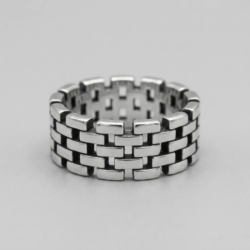 Interlocking Brick Link Ring