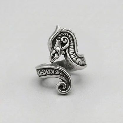 Norse Raven Dark Omen Ring