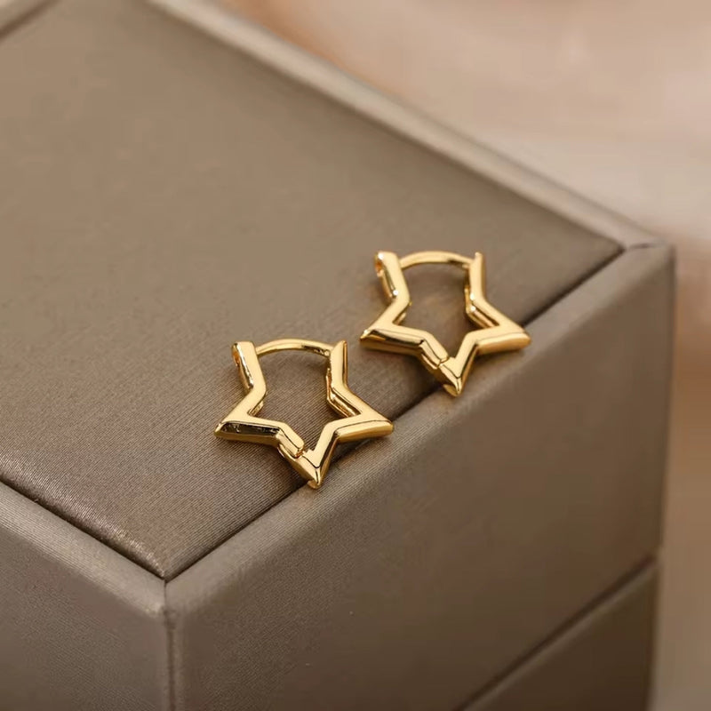 Beautiful Gold Earring with Unique Style