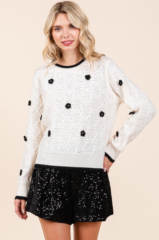 Cornelia® | Plus modern vintage style knit sweater