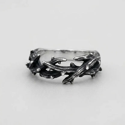 Gothic Thorn Vine Wrap Ring