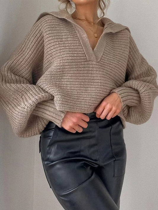 Yasmine® | Cozy knitted sweater for cold days