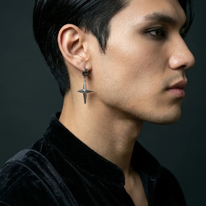 Razor Star Earrings
