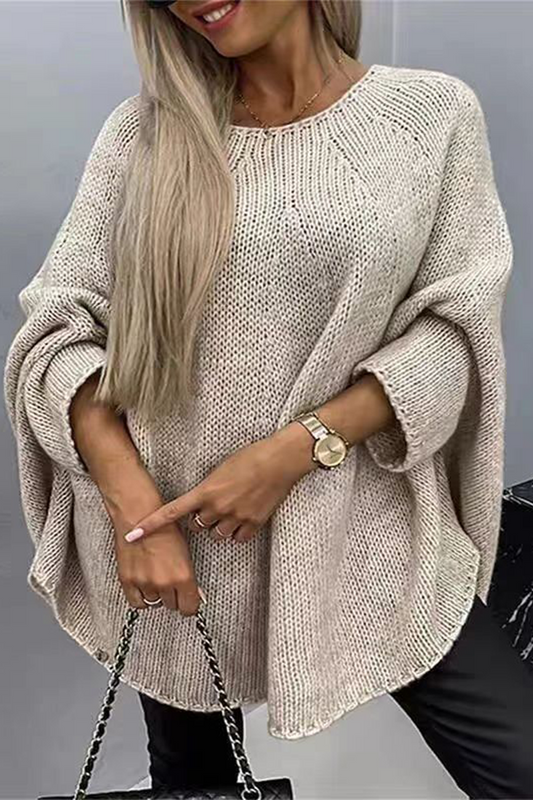 Isabel® | Casual daily patchwork O-neck sweaters