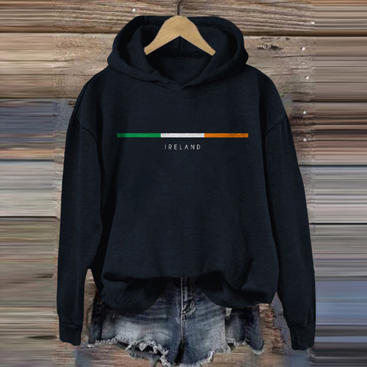 Comstylish Ireland Art Patterns Vintage Casual Hoodie