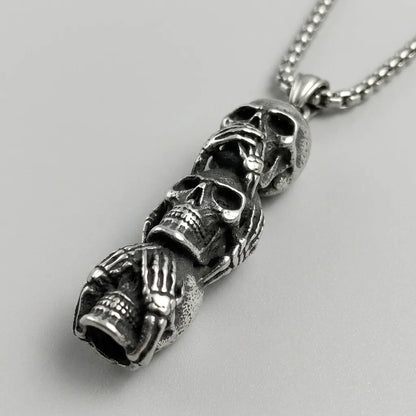 Ancient Skull Totem Necklace
