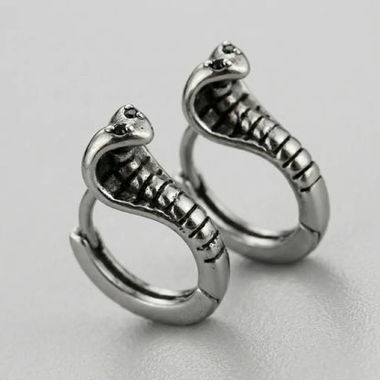 Sacred Serpent Loop Earrings