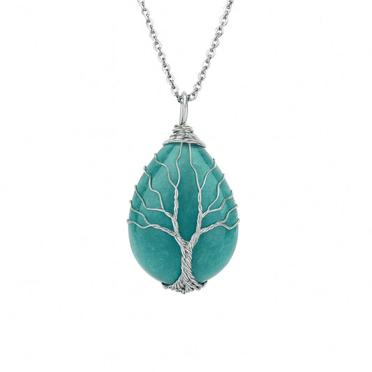 Tree of Life Stone Necklace