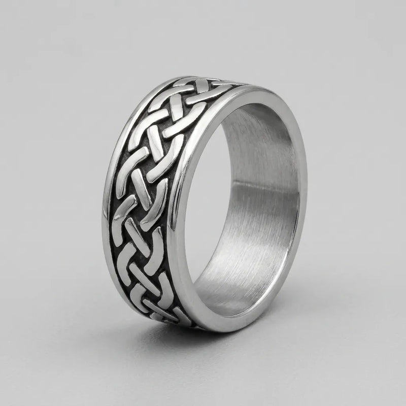 Celtic Interlace Eternity Band Ring