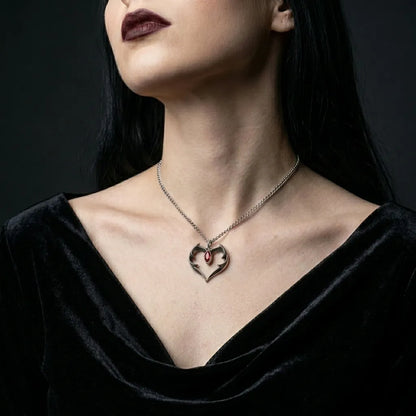 The Vampire Heart Necklace
