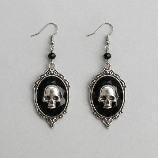 Grave keeper Skull Earrings