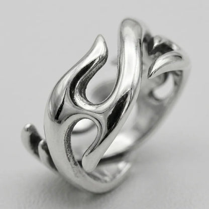 Silver Ember Ring