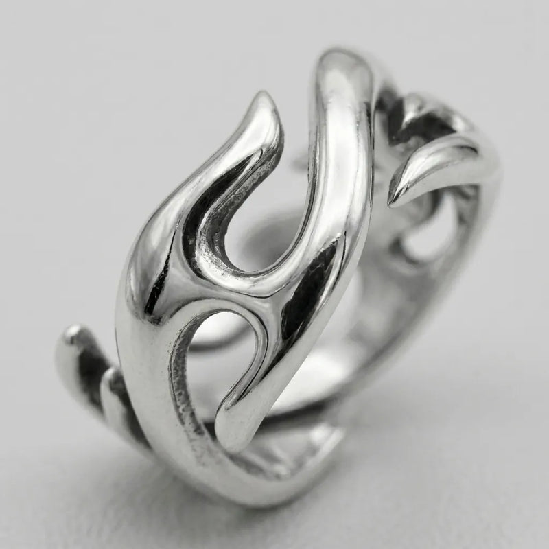 Silver Ember Ring