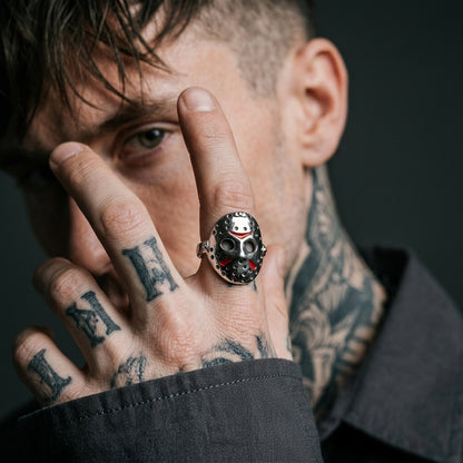 Jason Hockery Horror Mask Ring