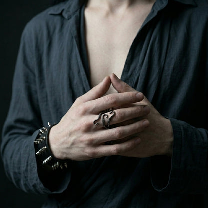 Octopus Tentacle Wrap Ring