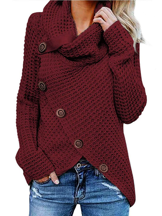 Dominique® | Knitted O-neck sweater for women