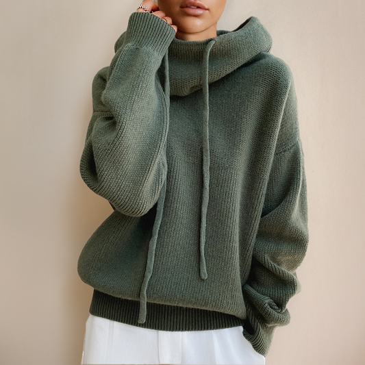 Sol® | Hooded knit sweater
