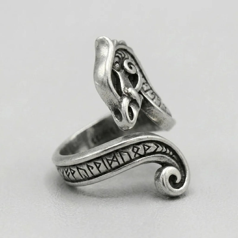 Norse Raven Dark Omen Ring