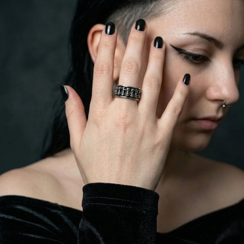 Vintage Locomotive Chain Ring