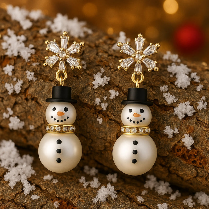 Delicate Artisan Pearl Earring