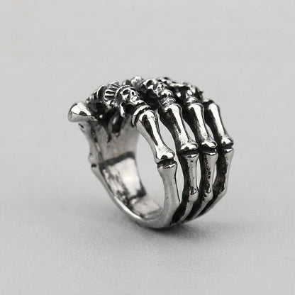 Skeleton Hand Wraparound Ring