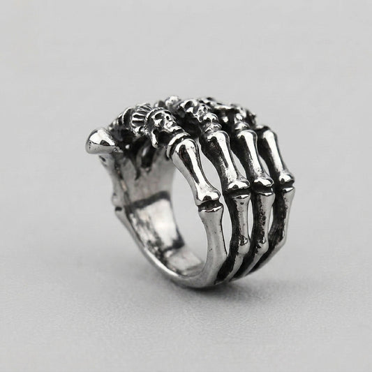 Skeleton Hand Wraparound Ring