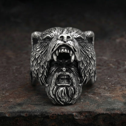 Nordic Bear King Ring
