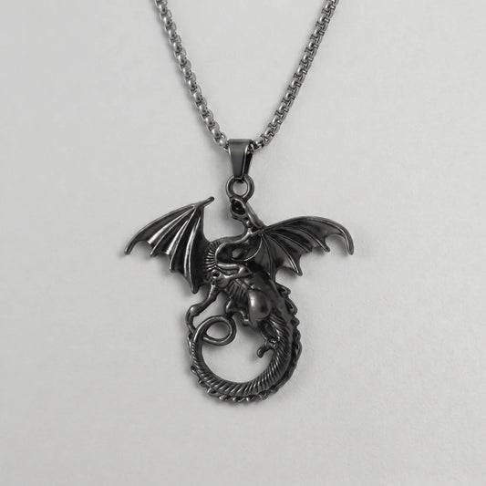 Cursed Dragon Winged Terror Necklace