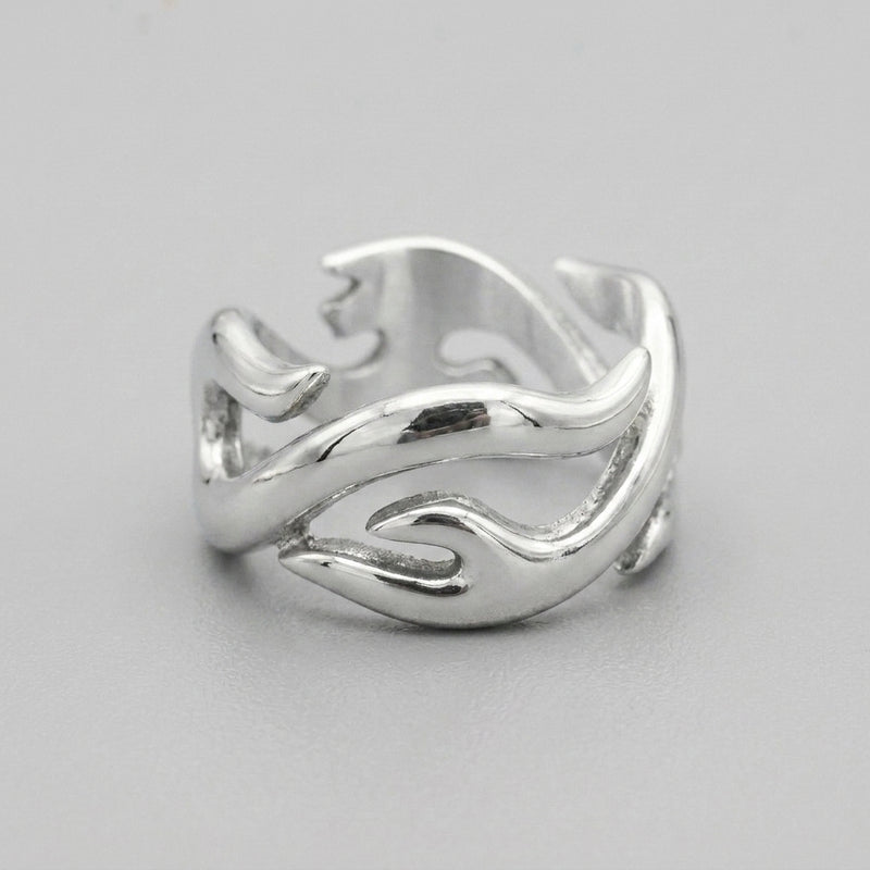 Silver Ember Ring