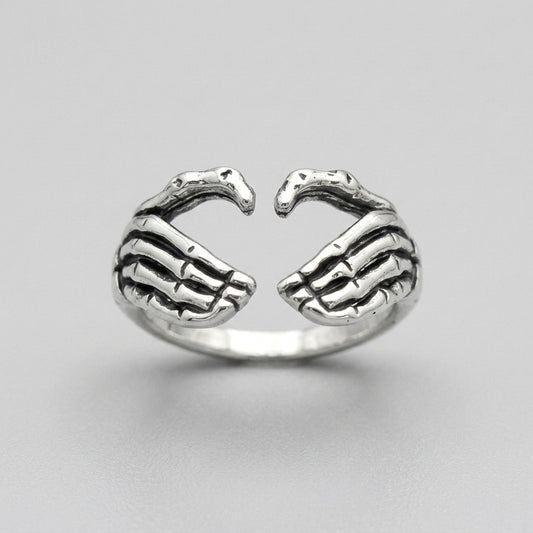 Bone Hand Embrace Ring