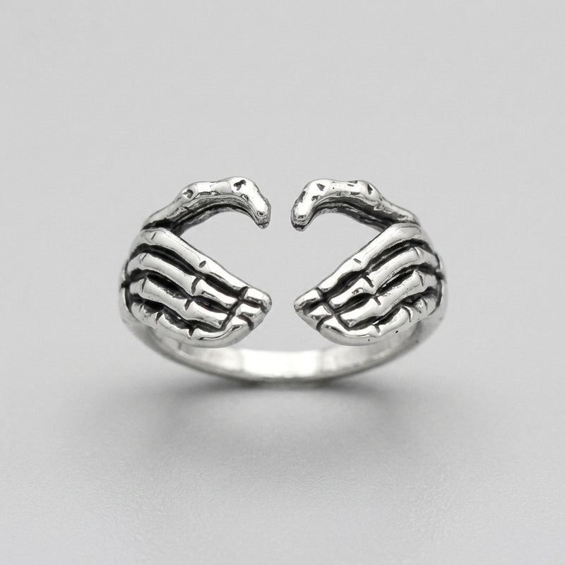 Bone Hand Embrace Ring