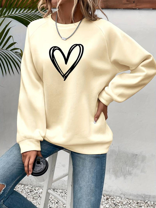 Patricia® | Women's sweater with a heart print