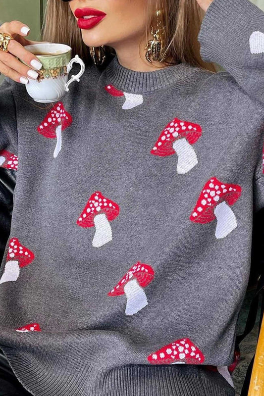 Julia® | Mushroom graphic sweater