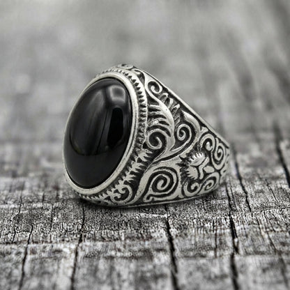 Black Onyx Statement Ring